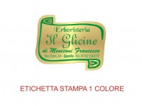 Etichette adesive per erboristerie, cosmetica, cosmesi (mm 33X26)  (cod.43M )